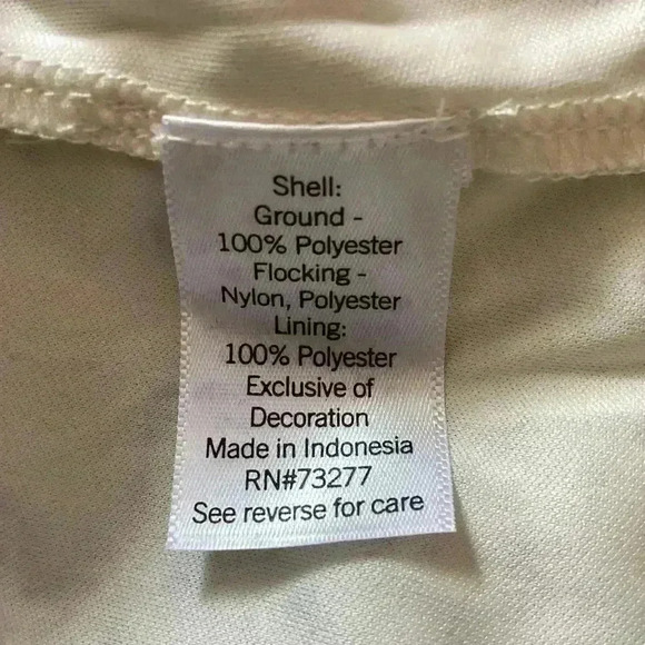 NWT L C Lauren Conrad Polka Dot Mini Dress Size XXL Ivory - Picture 6 of 6